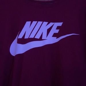 Maroon Nike T shirt